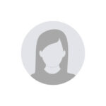 Default Avatar Female Profile. User profile icon. Profile picture, portrait symbol. User member, People icon in flat style. Circle button with avatar photo silhouette vector design and illustration.