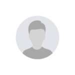 Default Avatar Male Profile. User profile icon. Profile picture, portrait symbol. User member, People icon in flat style. Circle button with avatar photo silhouette vector design and illustration.